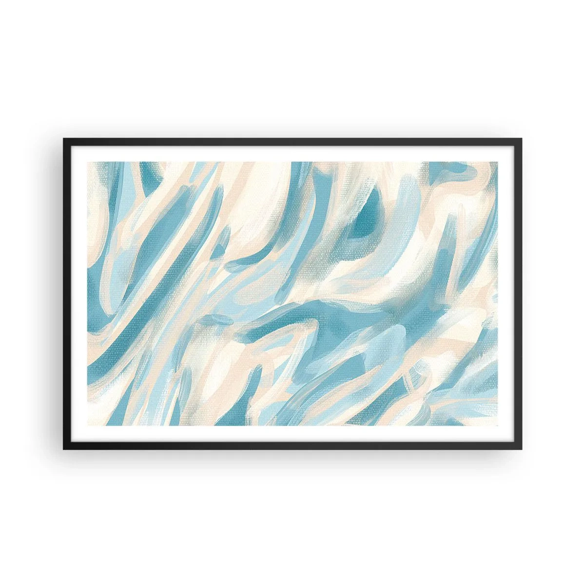 Pôster com moldura preta - Brisas de primavera - 91x61 cm