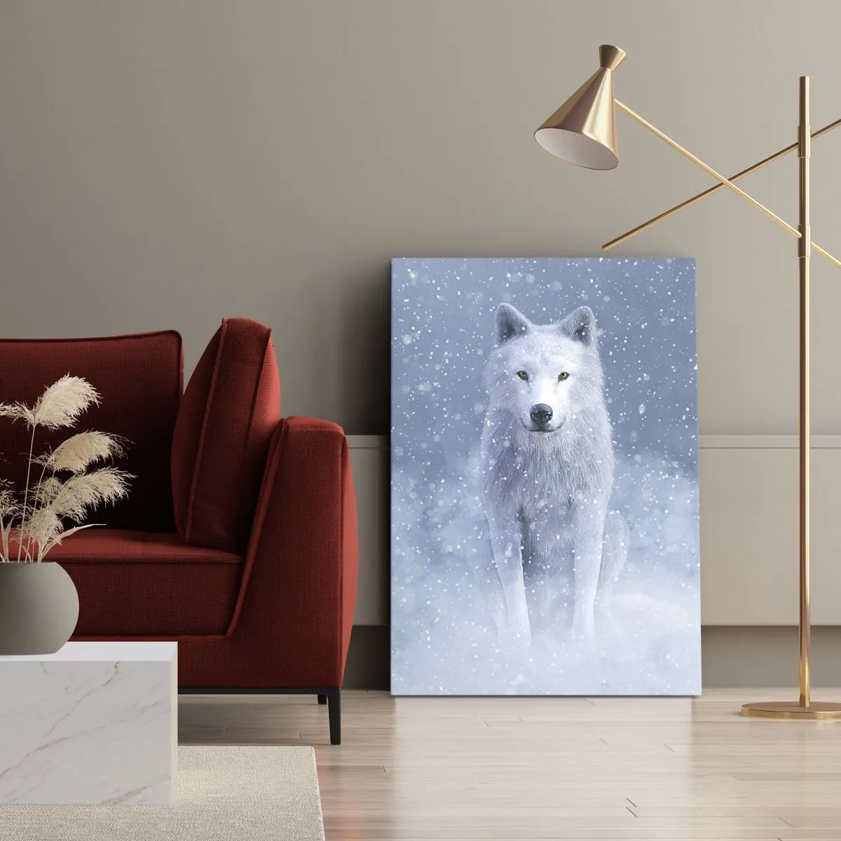 Quadro em tela - No espírito de inverno - 50x70 cm
