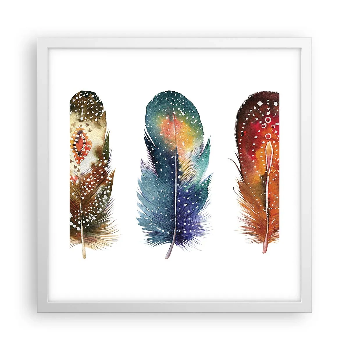 Pôster em moldura branca - Rituais, ritos, mistérios - 40x40 cm