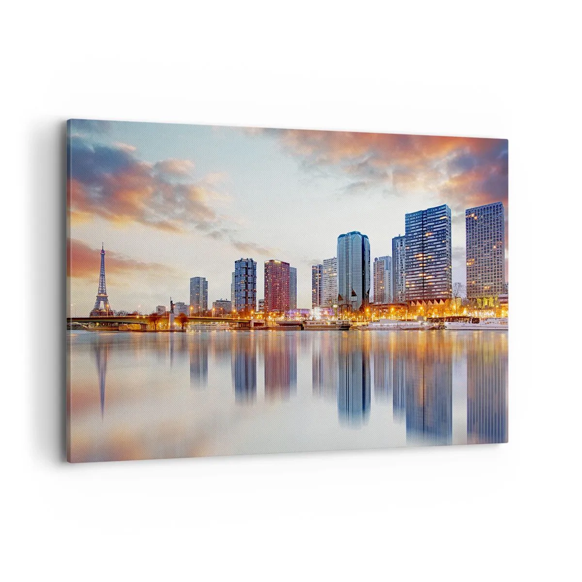 Quadro em tela - A tranquilidade monumental de Paris - 120x80 cm