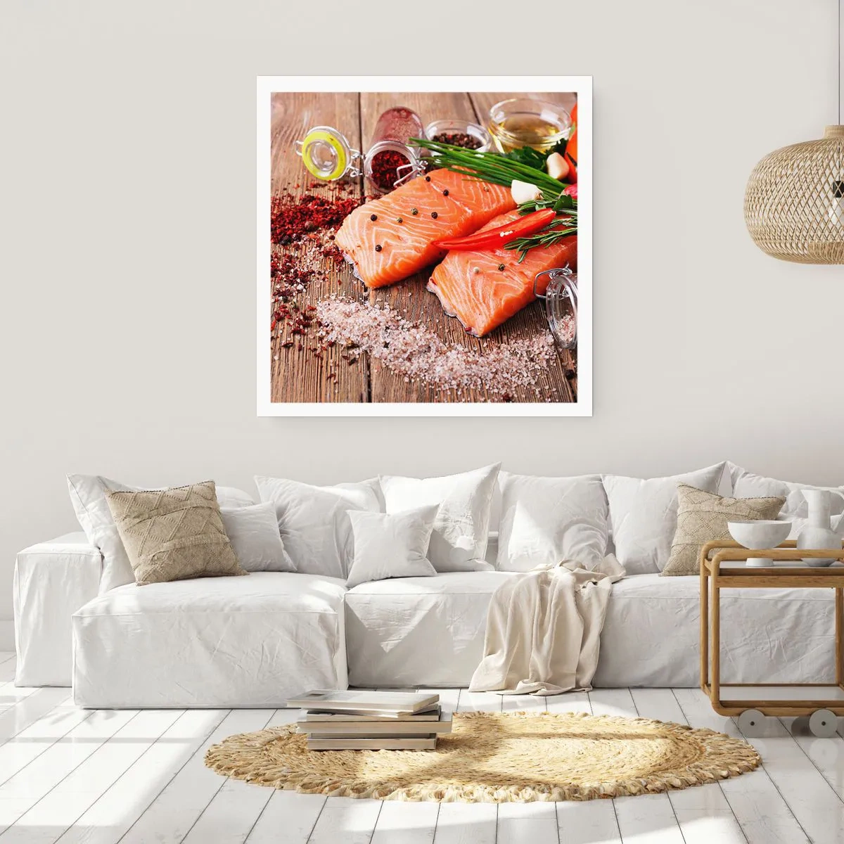 Pôster - Aventura norueguesa na cozinha - 50x50 cm