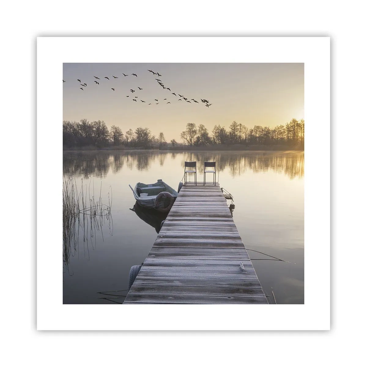 Pôster - Voltarei dentro de algum tempo - 40x40 cm