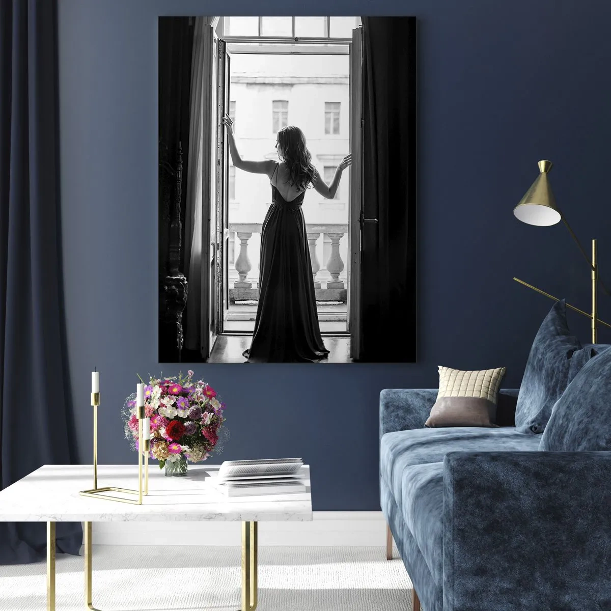 Quadro em vidro - Em grande estilo - 80x120 cm