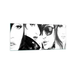 Quadro em vidro - Beleza multiplicada - 120x50 cm