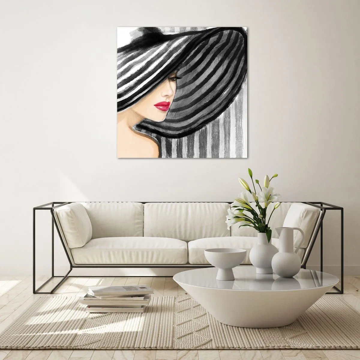 Quadro em vidro - Onde encontrar-te? - 30x30 cm