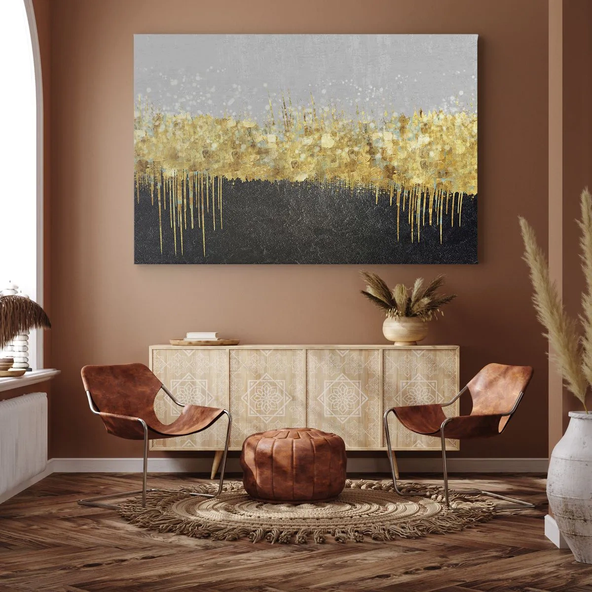 Quadro em tela - Para dentro e para cima - 70x50 cm