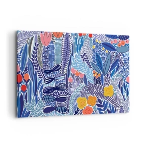 Quadro em tela - Jardim Havaiano - 100x70 cm