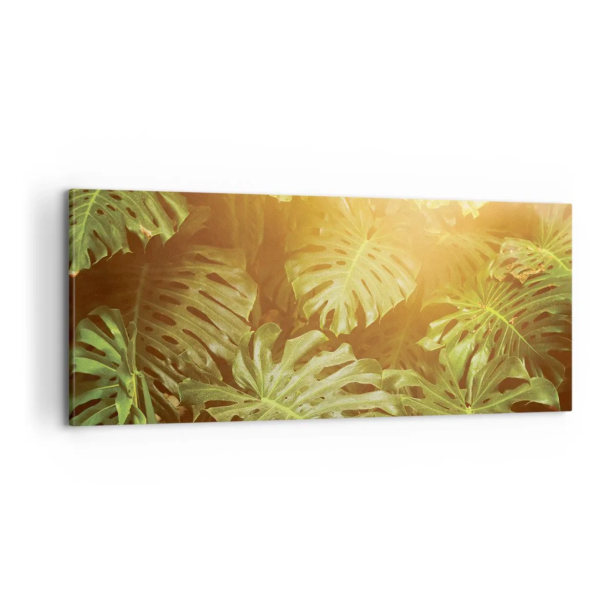 Quadro em tela - Um mergulho na vegetação - 100x40 cm