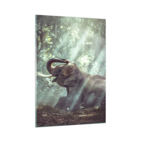 Quadro em vidro - Ouça isto... - 50x70 cm