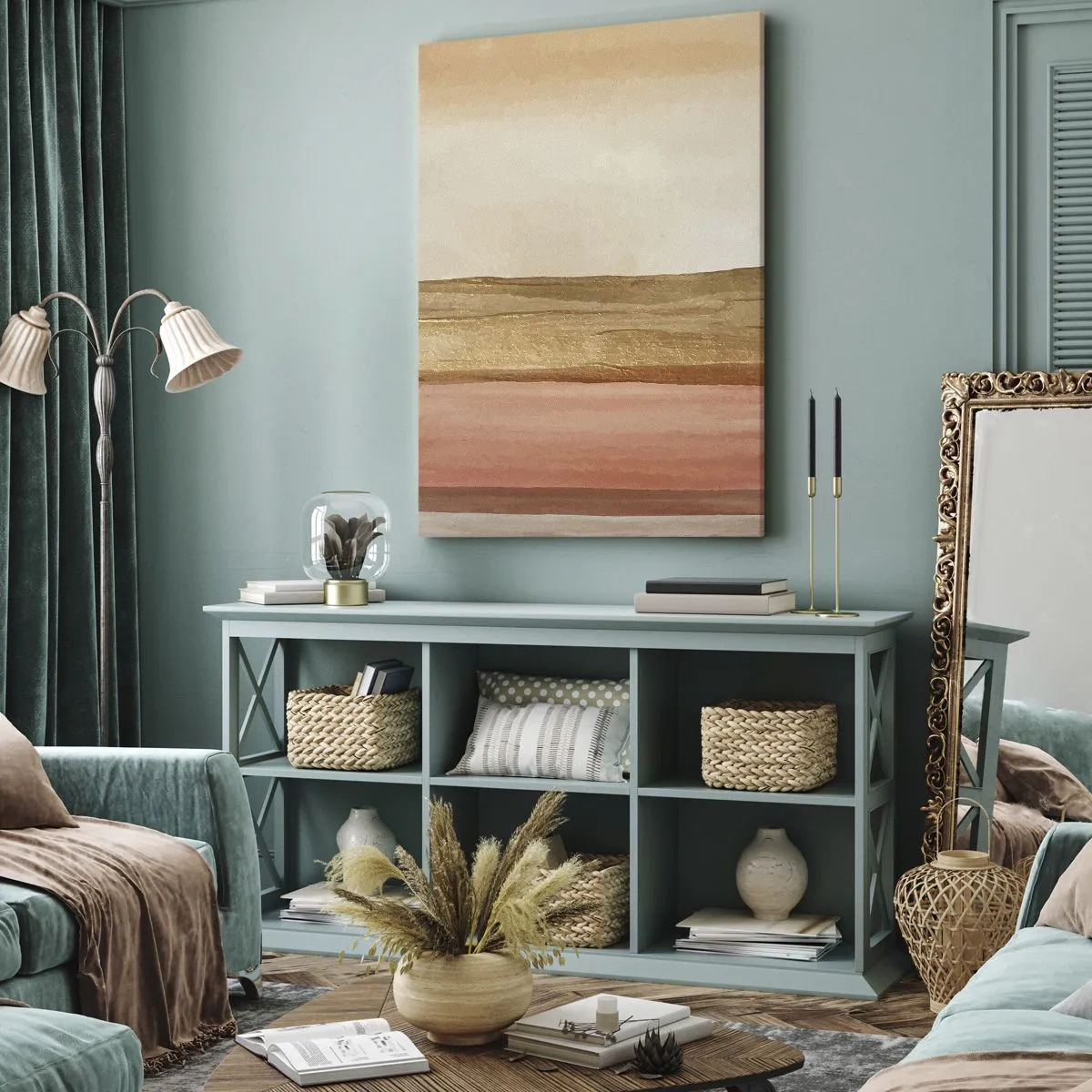 Quadro em tela - Composição vertical - 80x120 cm