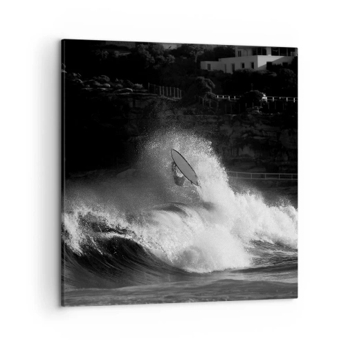 Quadro em tela - Desafio aceito! - 50x50 cm
