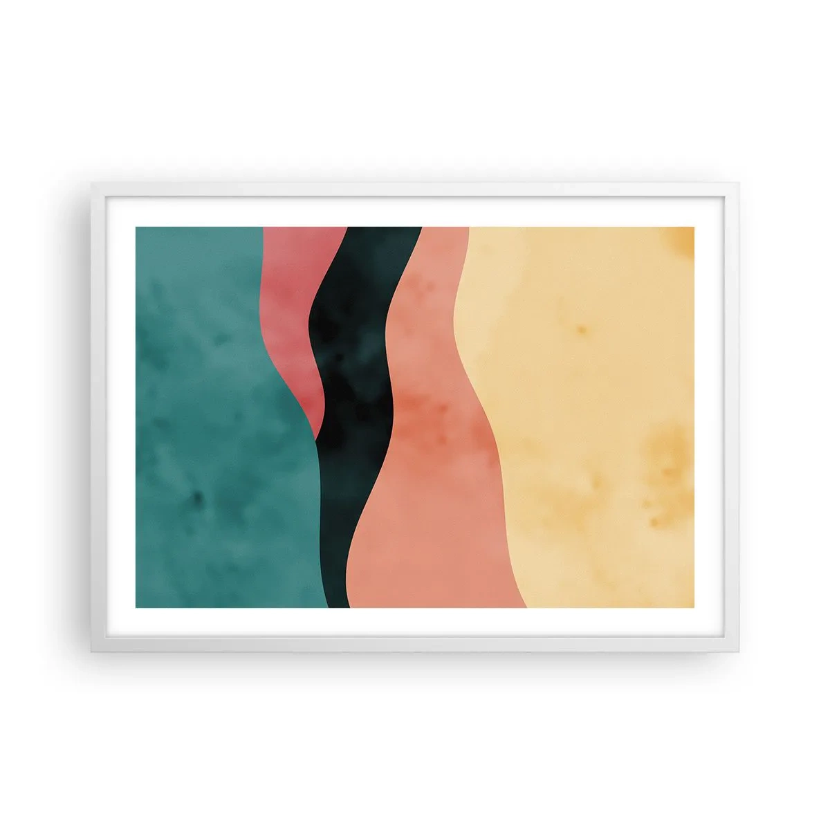 Pôster em moldura branca - Incompatibilidade compatível - 70x50 cm