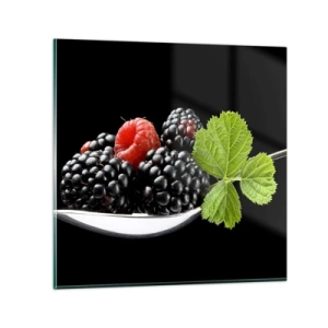 Quadro em vidro - Sabor do frescor - 50x50 cm