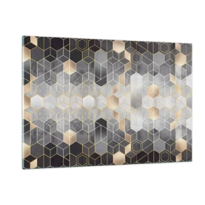 Quadro em vidro - Composição do diamante - 120x80 cm