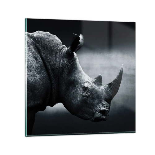 Quadro em vidro - Perfil direito - 40x40 cm