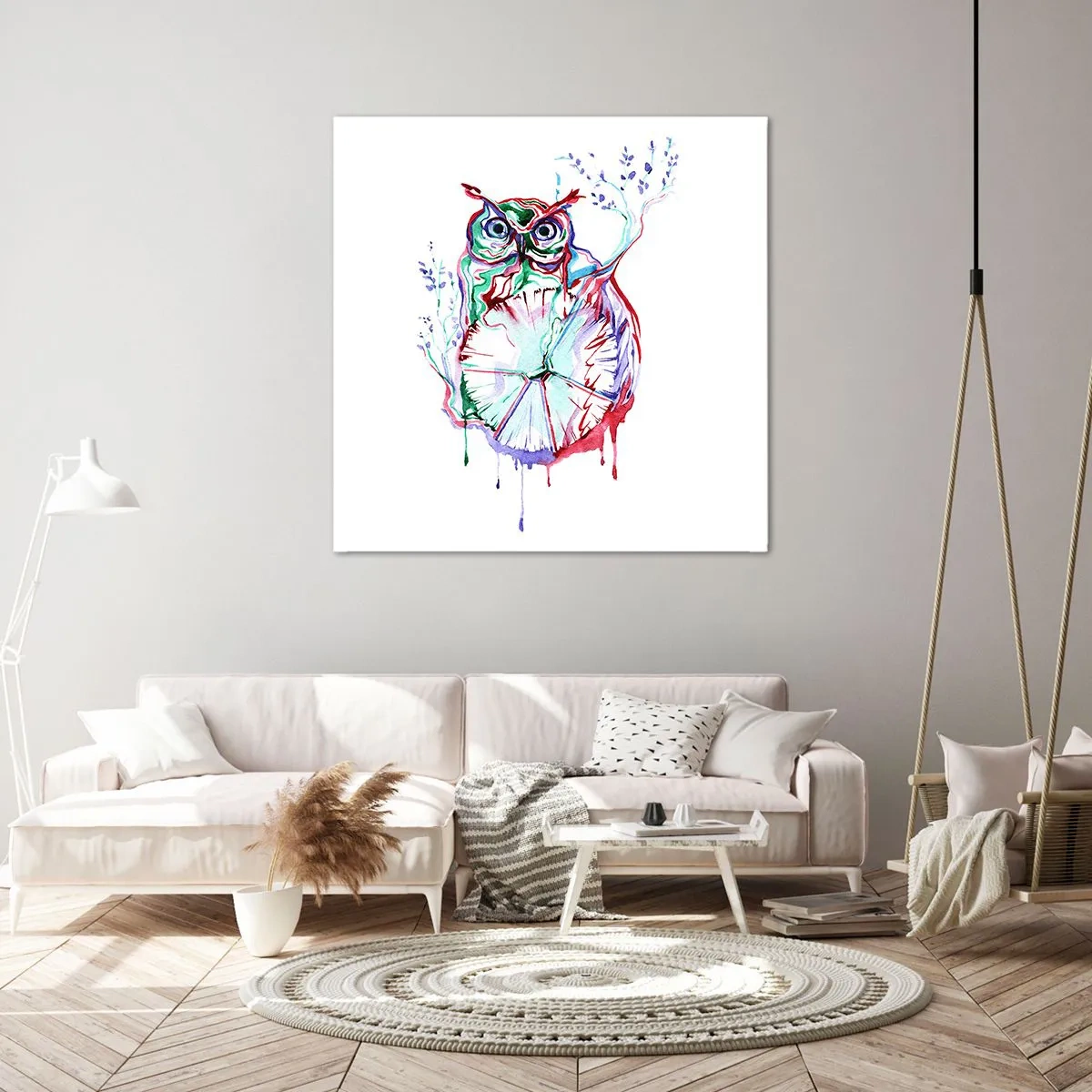 Quadro em tela - Sábio por natureza - 60x60 cm