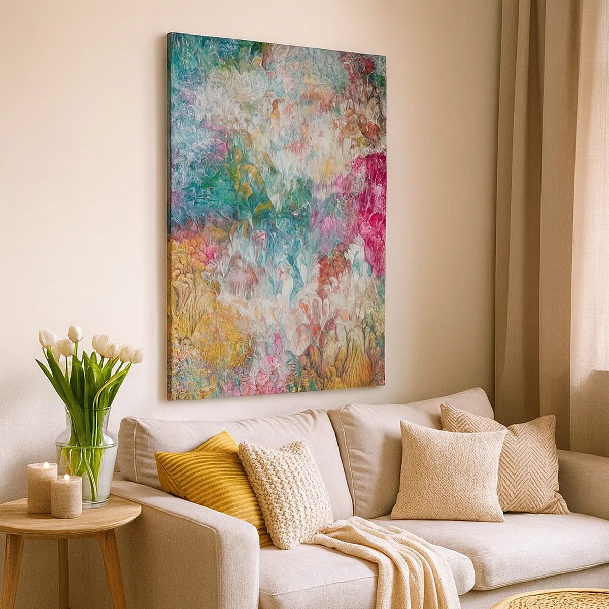 Quadro em tela - Em plena floração - 50x70 cm
