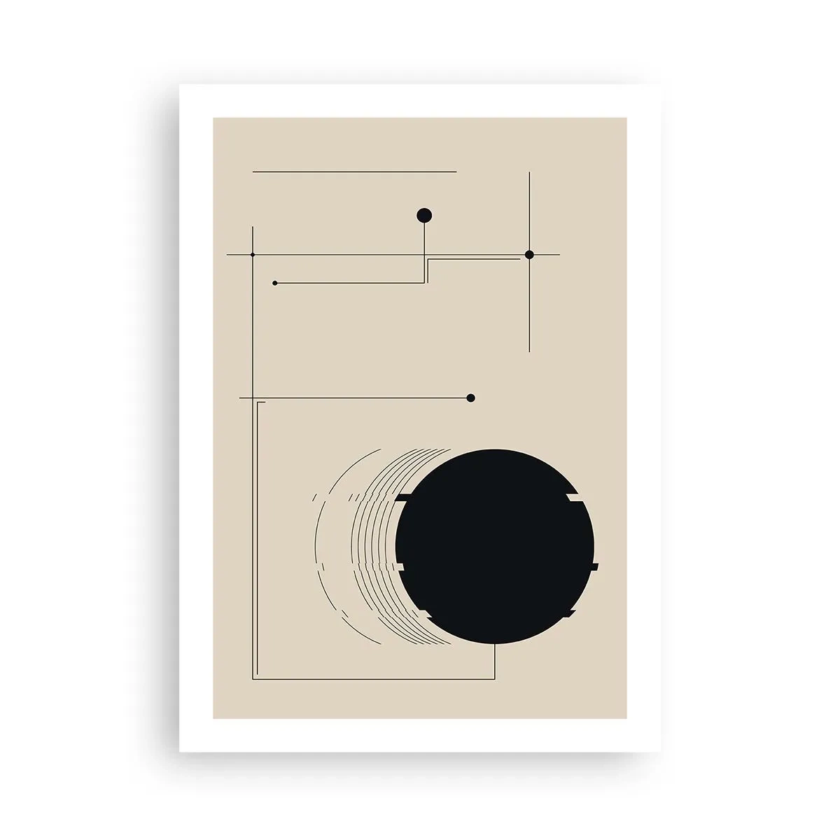 Pôster - Composição flexível e dinâmica - 50x70 cm