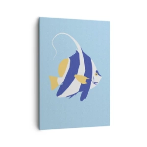 Quadro em tela - Saudades das águas tropicais - 50x70 cm