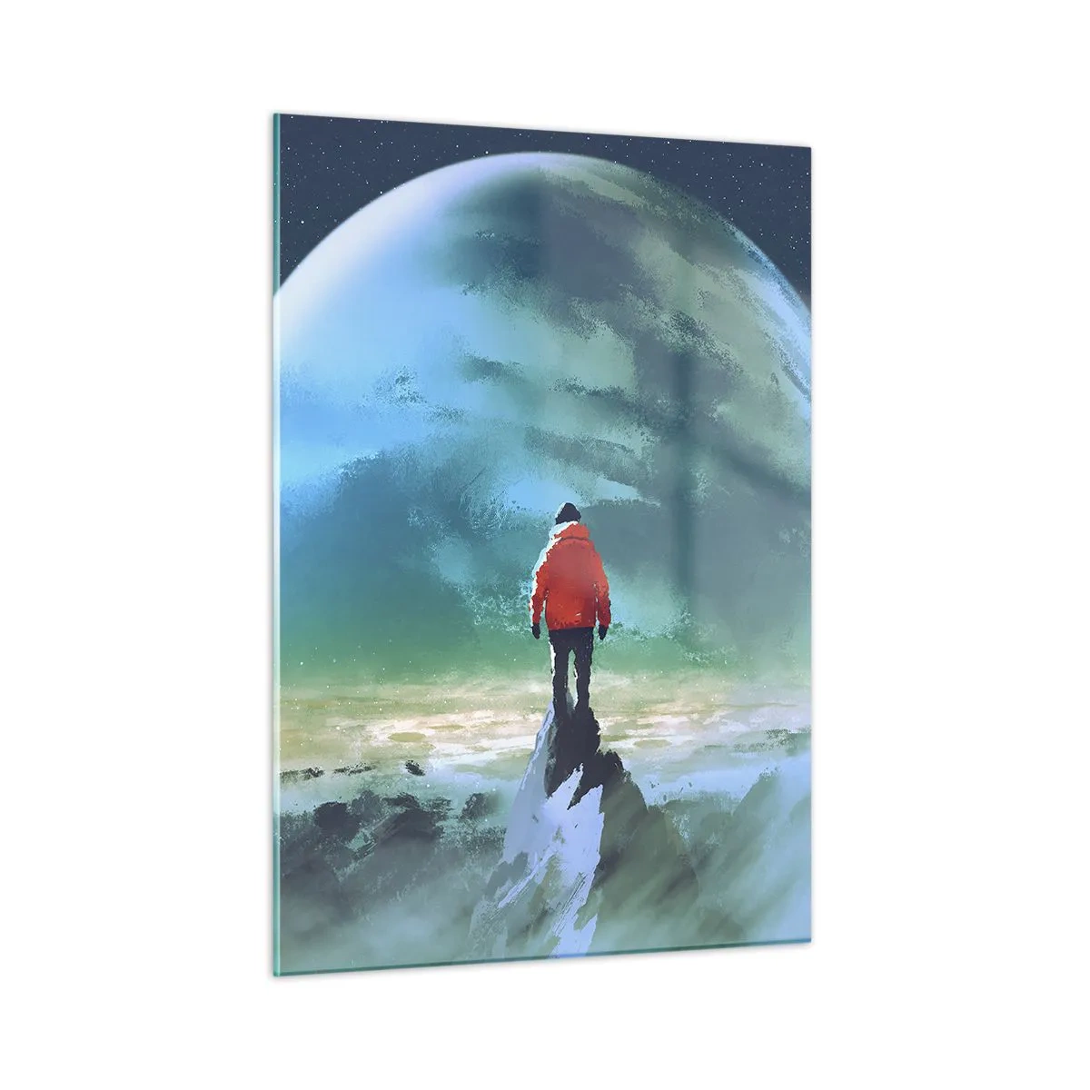 Quadro em vidro - Descobridor de uma nova terra - 50x70 cm