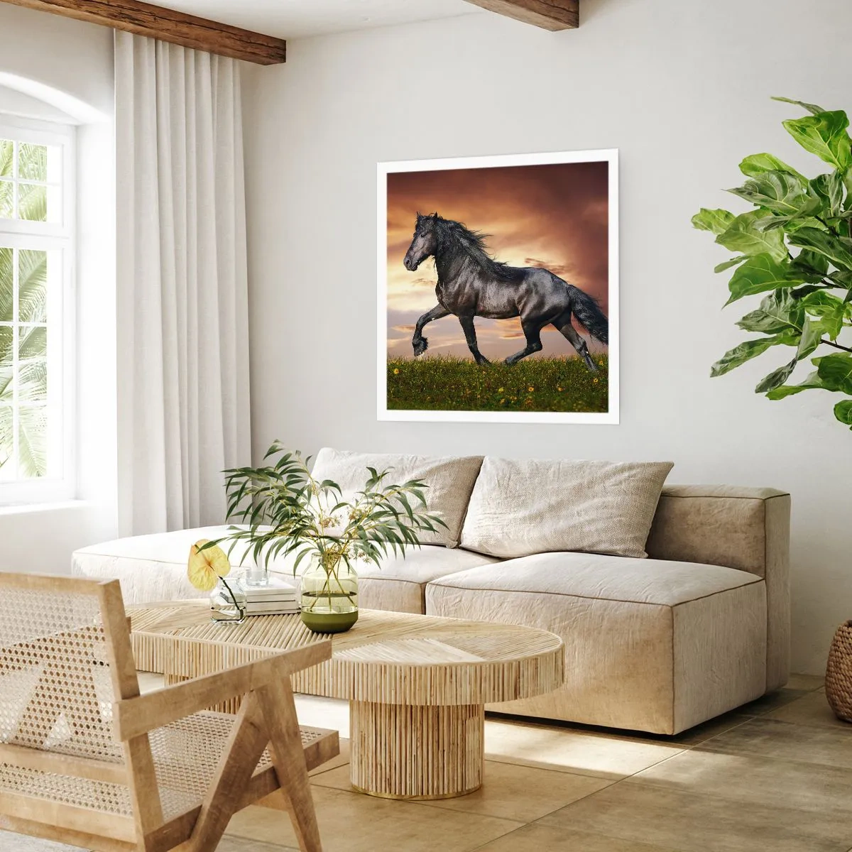 Pôster - O Príncipe Negro - 60x60 cm