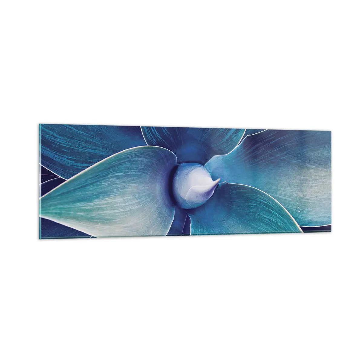 Quadro em vidro - O azul do céu - 90x30 cm