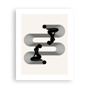 Pôster - Simetria sensual - 40x50 cm
