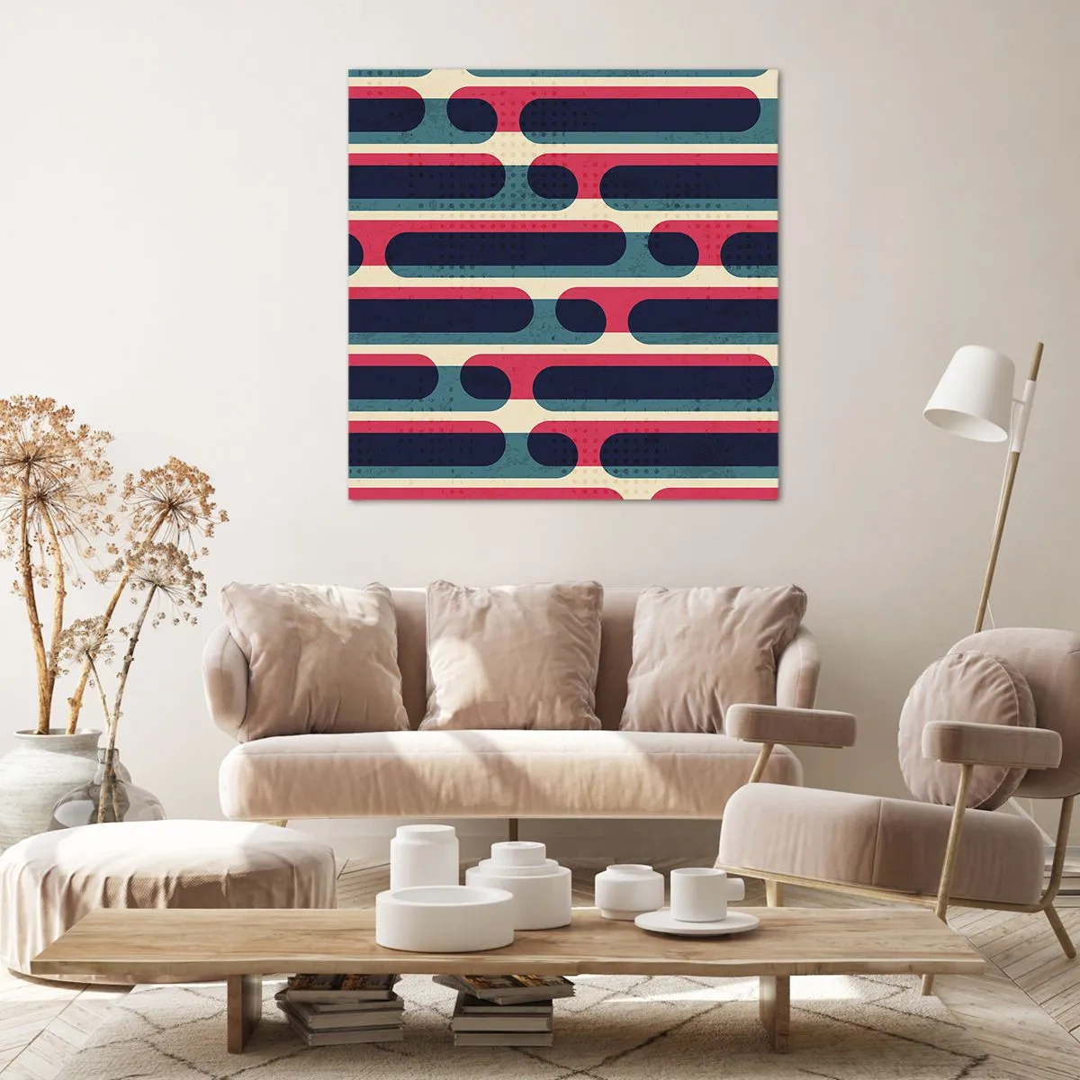 Quadro em tela - Avançado e profundo - 40x40 cm