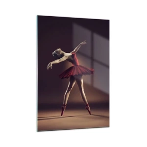 Quadro em vidro - Prima ballerina - 50x70 cm