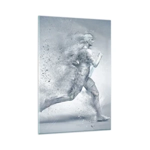 Quadro em vidro - Energia limpa como um cristal - 80x120 cm