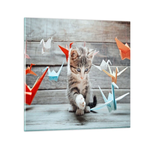 Quadro em vidro - Primeira lição - 70x70 cm