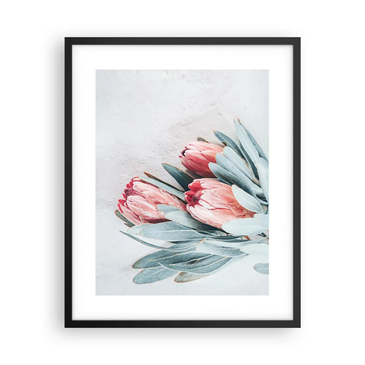 Pôster com moldura preta - Envergonhadas da sua própria beleza - 40x50 cm