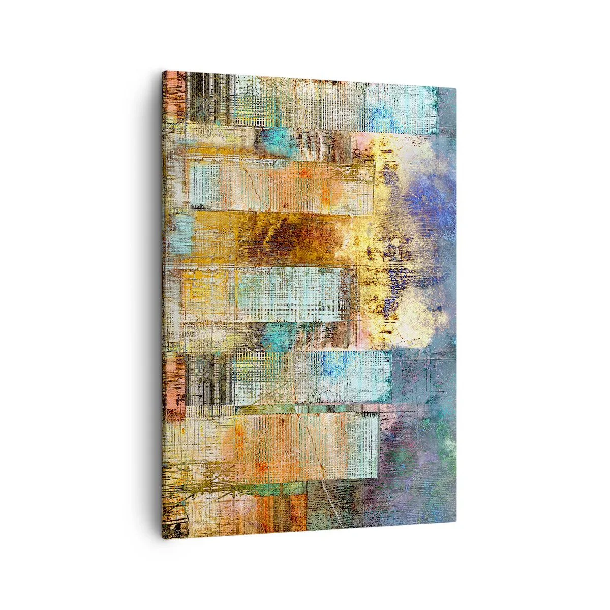 Quadro em tela - Uma metrópole ensolarada - 50x70 cm