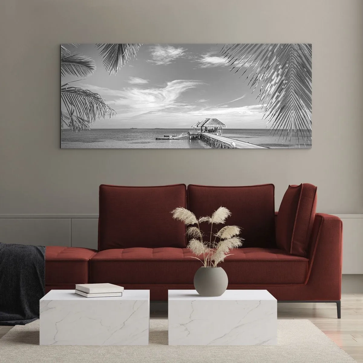 Quadro em vidro - Memória ou sonho? - 100x40 cm
