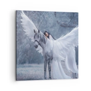 Quadro em tela - Momento inspirado - 60x60 cm