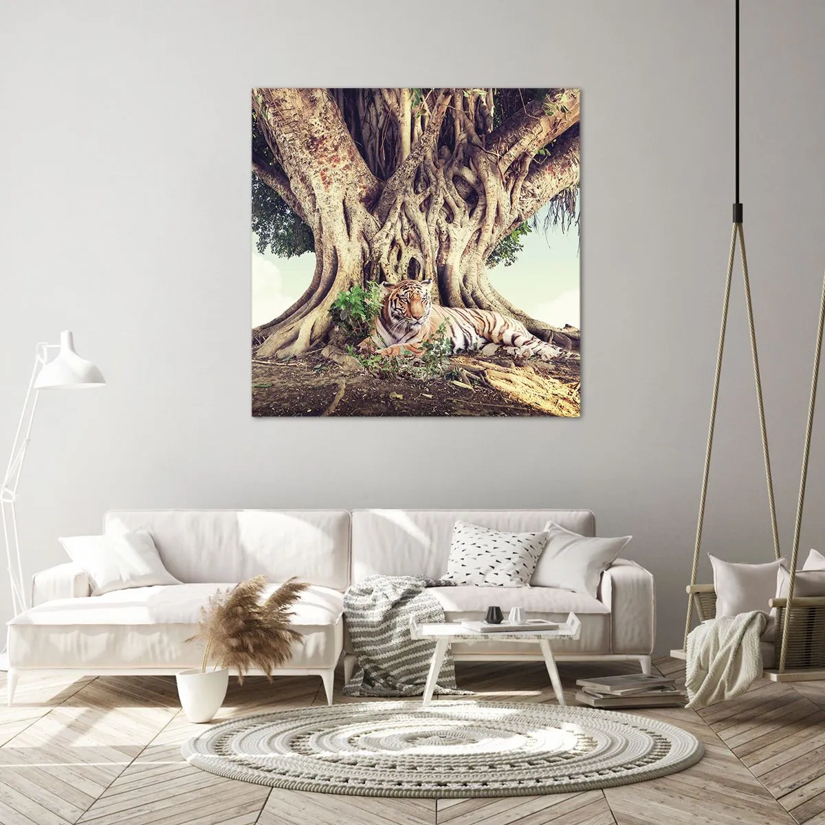 Quadro em tela - Vista do livro de Gênesis - 70x70 cm