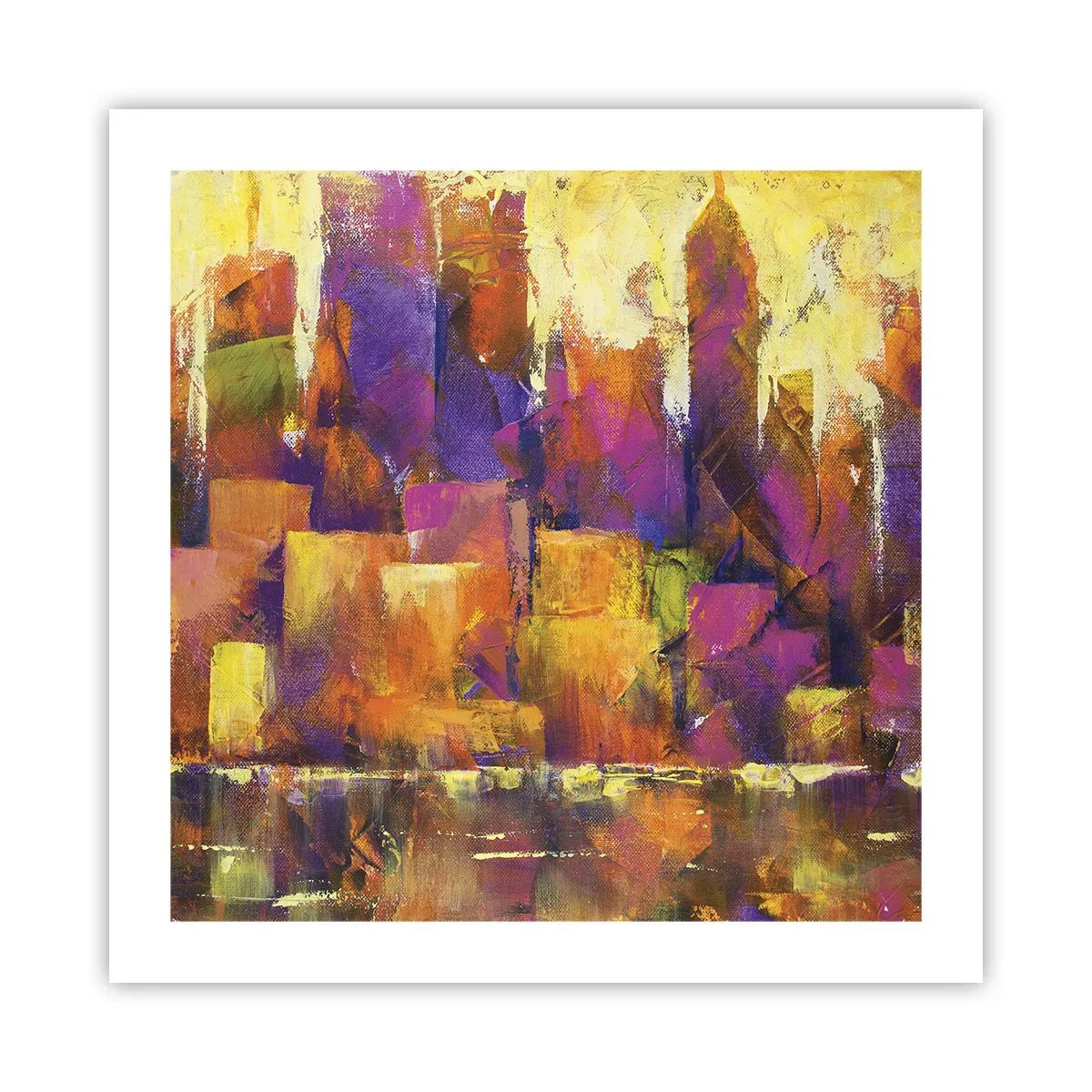 Pôster - Composição metropolitana - 50x50 cm