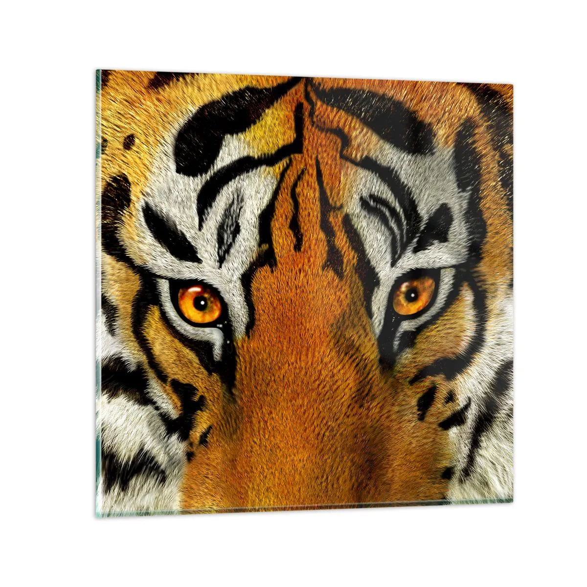 Quadro em vidro - Perigoso e bonito - 40x40 cm