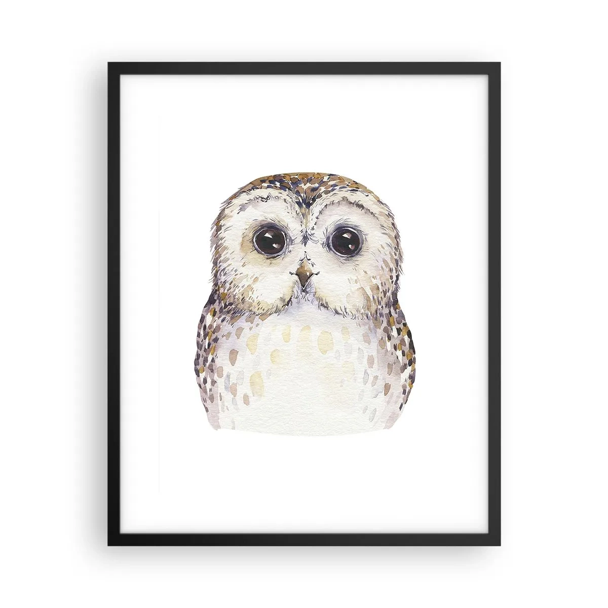 Pôster com moldura preta - Olhe-me nos olhos - 40x50 cm