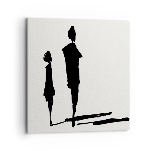 Quadro em tela - Certeza que juntos? - 70x70 cm