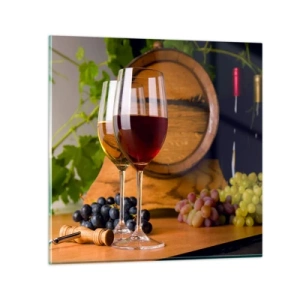 Quadro em vidro - Como com os antigos mestres - 60x60 cm