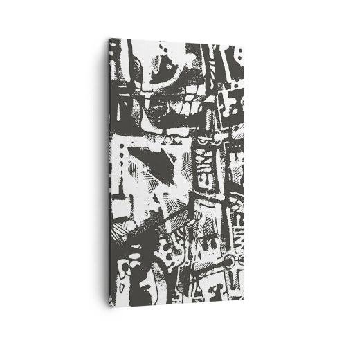 Quadro em tela - Ordem ou caos? - 45x80 cm