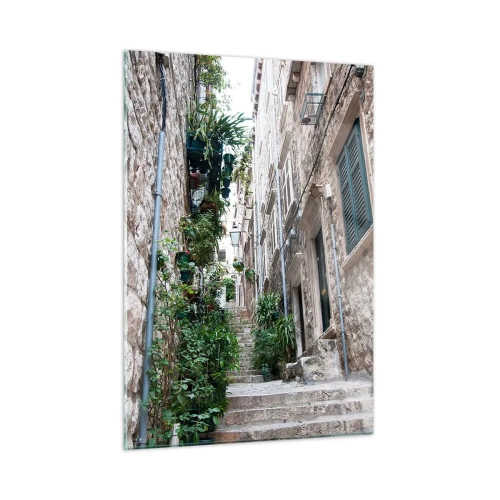 Quadro em vidro - Charme da cidade velha - 50x70 cm