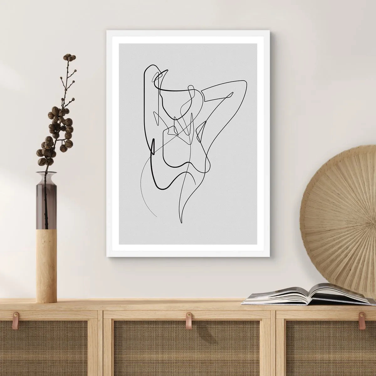 Pôster em moldura branca - Que tipo de pessoa é realmente... - 40x50 cm