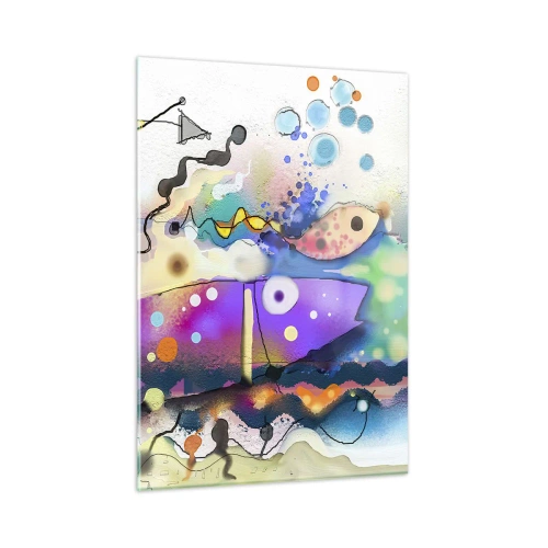 Quadro em vidro - Sem palavras! - 50x70 cm