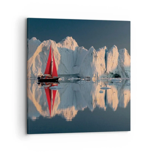 Quadro em tela - No fim do mundo - 70x70 cm