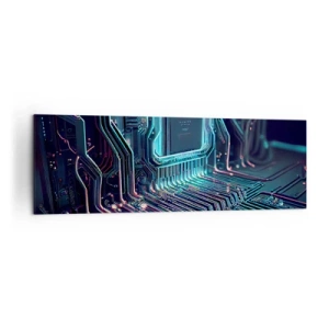 Quadro em tela - Só estou a pensar... - 160x50 cm
