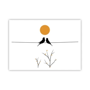 Pôster - A noite dos rouxinóis - 100x70 cm