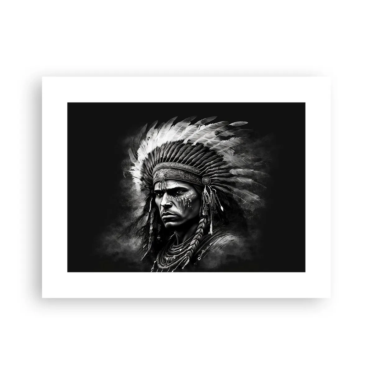 Pôster - Um líder e um guerreiro - 40x30 cm