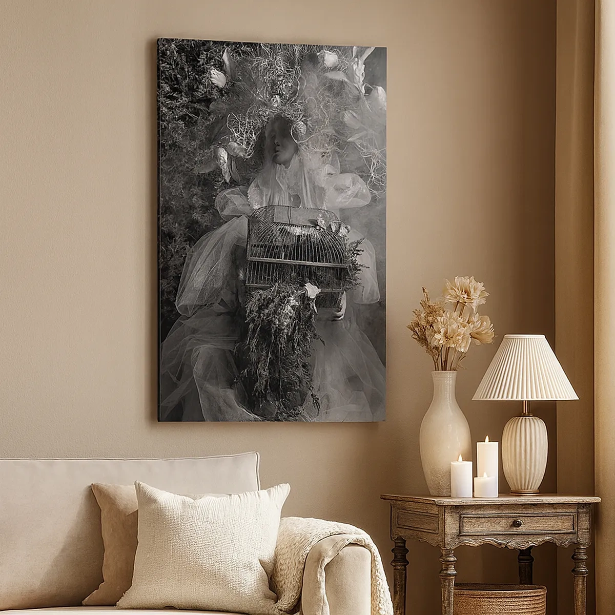 Quadro em tela - A própria mãe – natureza - 50x70 cm